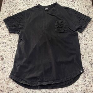 South Pole Black Distressed Pocket Tshirt Size XL Men’s Streetwear 100% Cotton